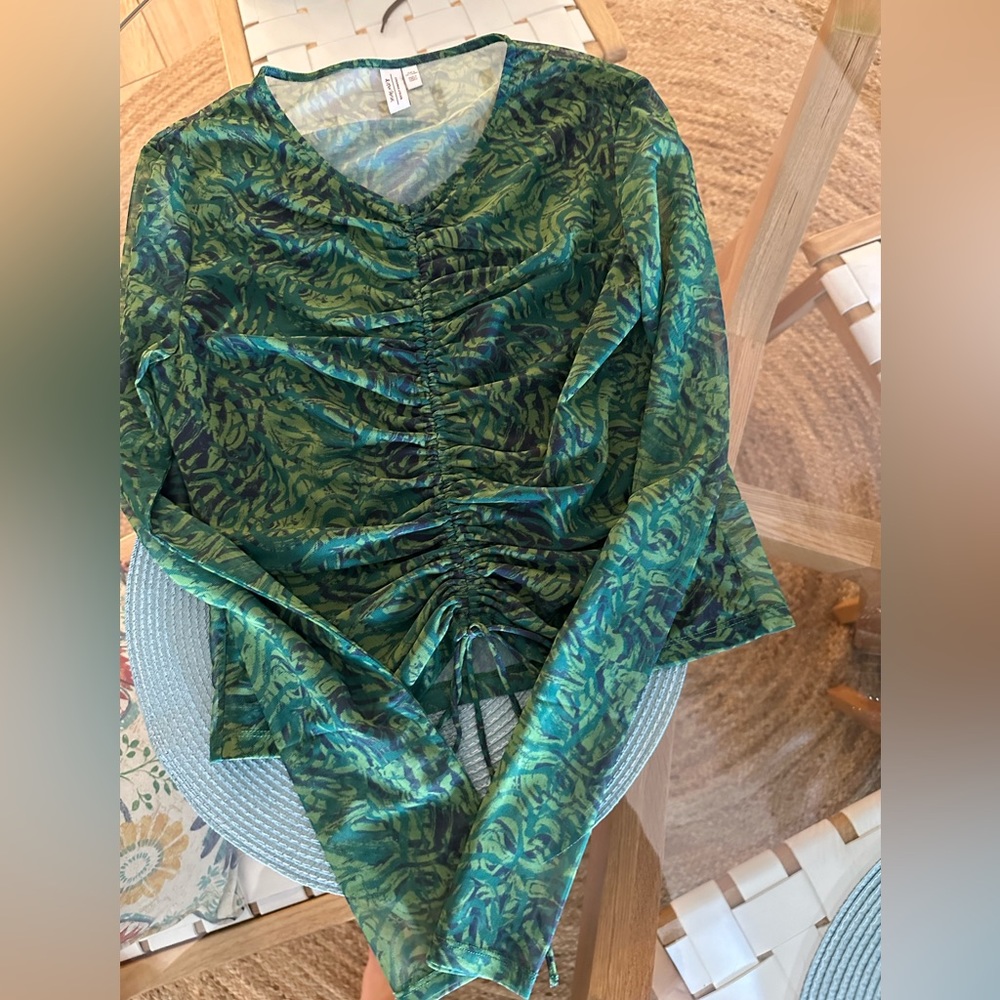 & Other Stories Mesh Top